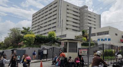 Imagen de los exteriores del Hospital de Especialidades Eugenio Espejo de Quito, el 29 de enero de 2020.