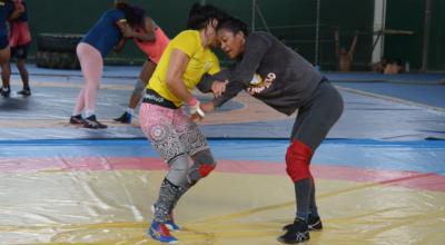 LIssette Antes es una de las atletas del equipo ecuatoriano. La luchadora obtuvo dos medallas de bronce en Juegos Panamericanos.