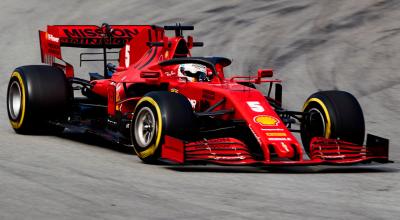 El piloto de Ferrari terminó la jornada de entrenamiento con el mejor tiempo.