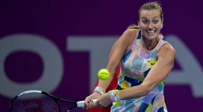 Petra Kvitova, durante su participación en el torneo de Doha, Catar.