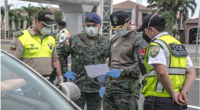 Militares, policías y agentes de tránsito intensifican operativos de control en Guayas desde el 24 de marzo. 