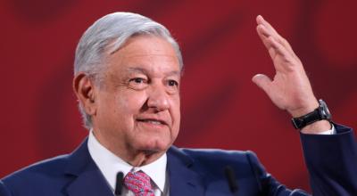 El presidente de México, Andrés Manuel López Obrador. Foto del 28 de marzo de 2020.