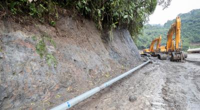 El Poliducto Shushufindi – Quito reanuda operaciones al concluir trabajos de construcción de la nueva variante de la tubería este 21 de abril de 2020.