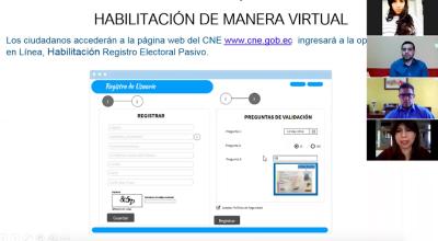 El CNE brindó los detalles sobre el funcionamiento del registro pasivo este 2 de junio de 2020.