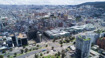 Vista panorámica del centro norte de Quito, el 15 de marzo de 2020. 
