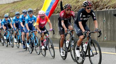 Egan Bernal, durante su participación en el Tour Colombia 2.1, edición 2020.