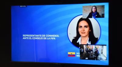 La ecuatoriana María Sol Muñoz fue ratificada como representante de la Conmebol ante el Consejo de la FIFA.