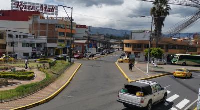 Vista del cantón Rumiñahui el 15 de julio de 2020, durante la pandemia del Covid-19.