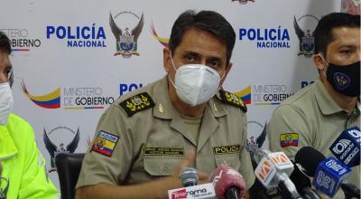 Foto archivo de Víctor Aráus, cuando se desempeñaba como comandante de la Policía en la Zona 8