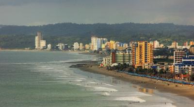 Imagen referencial de la playa de Atacames, en la provincia de Esmeraldas.
