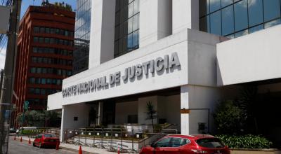 Edificio de la Corte Nacional de Justicia, en Quito, 25 de agosto de 2020.