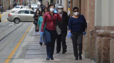 Ciudadanos recorren el centro de Cuenca, el pasado 6 de agosto de 2020.