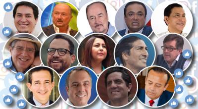 Los precandidatos presidenciales están presentes en las redes sociales más usadas en el país.