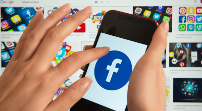 Logo de Facebook, la red social es la 'app' que más datos almacena de los usuarios.