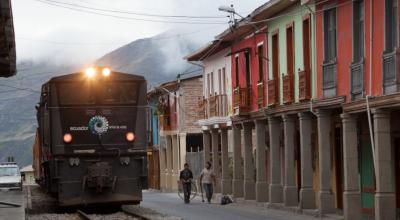 Una imagen del "Tren Ecuador" en la región interandina, el 6 de julio de 2014.