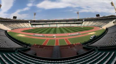 Vista panorámica del estadio Mario Alberto Kempes, de Córdoba, Argentina, en enero de 2021.