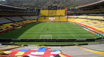 Vista del estadio Banco Pichincha de Guayaquil, el 22 de septiembre de 2020.