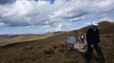 Imagen del sitio donde se desarrolla  el proyecto minero Loma Larga, en Cuenca (2019).