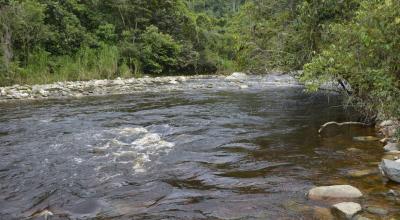 Una vista del río Quimi, en Zamora Chinchipe, en julio de 2017.