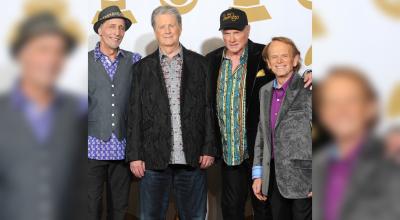 David Marks, Brian Wilson, Mike Love y Al Jardine, cuatro de los membros de The Beach Boys, en 2012.