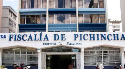 Imagen de la fachada de las oficinas de la Fiscalía de Pichincha, en el norte de Quito.