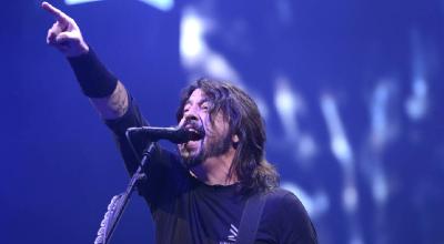 Dave Grohl en vivo con los Foo Fighters en un concierto en 2019, en Alemania. 