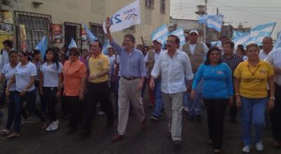 Guillermo Lasso empezó su camino a Carondelet hace 10 años, también de la mano del PSC. Recorrido junto con el entonces alcalde de Guayaquil, Jaime Nebot, el 30 de noviembre de 2012.
