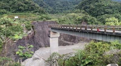 Puente de acceso a Ventana 2, en Napo, el 19 de mayo de 2021. 