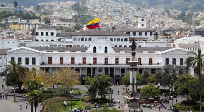Imagen del 16 de noviembre de 2018 del Palacio de Carondelet, sede de la Presidencia de la República, en Quito.
