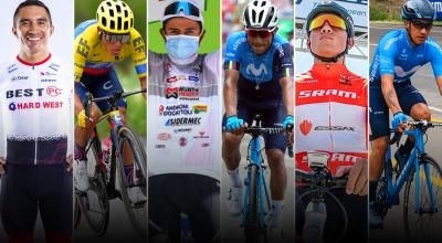 Byron Guamá, Jonathan Caicedo, Alexander Cepeda, Jorge Montenegro, Steven Haro y Segundo Navarrete, algunos de los favoritos para el campeonato nacional de ruta 2022, en Quito