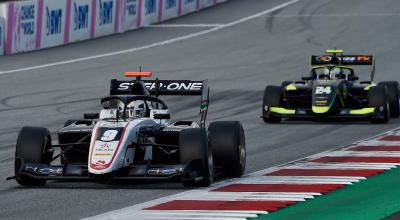 Juan Manuel Correa mientras disputaba la segunda carrera del sábado 3 de julio en Austria.