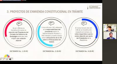 La Comisión de Enmiendas aprobó su plan de trabajo este 2 de agosto de 2021.