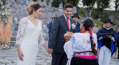 Fotografía sin fecha, cedida por Quito Turismo de una boda al estilo ancestral. 