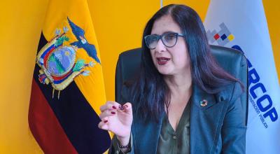 La directora del Servicio Nacional de Contratación Pública, María Sara Jijón.