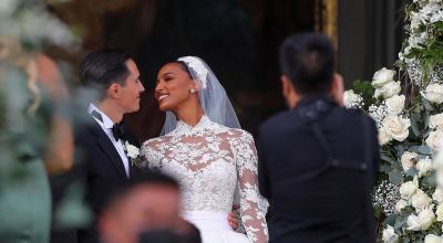 Juan David Borrero, hijo del vicepresidente de la República, se casó en Quito con la modelo Jasmine Tookes, el 4 de septiembre de 2021.