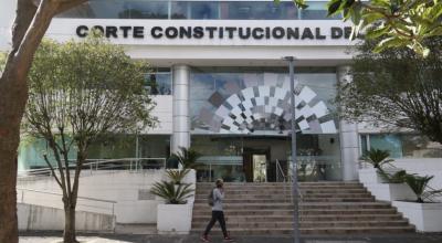 Vista del edificio en el que funciona la Corte Constitucional, en Quito, el 16 de septiembre de 2021.