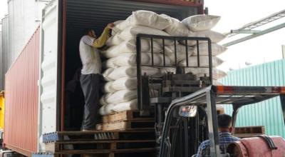 Un cargamento de arroz se exportó a Guatemala el 12 de septiembre de 2021. 