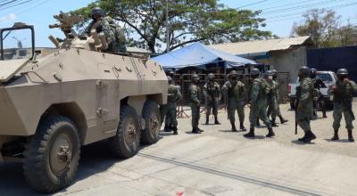 Operativo conjunto de Fuerzas Armadas y Policía en la Penitenciaría del Litoral, el 29 de septiembre de 2021. 