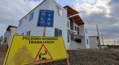 Un proyecto de vivienda en Pedro Carbo, en la provincia de Guayas, el 17 de septiembre de 2021.