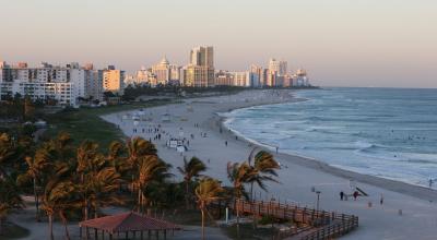 Vista panorámica de Miami, en el estado de Florida, Estados Unidos.