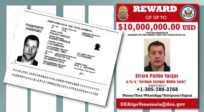 El colombiano Álvaro Pulido Vargas es buscado por la justicia estadounidense por lavado de activos.