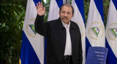 Fotografía de archivo fechada el 3 de septiembre de 2018 que muestra al presidente de Nicaragua y candidato a la reelección, Daniel Ortega.