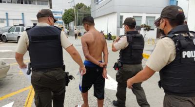 Detenido en operativos de control en el estado de excepción en Guayaquil.