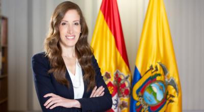 Carmen Sánchez-Laulhé, presidenta de la Cámara Oficial Española de Comercio e Industria de Quito. 