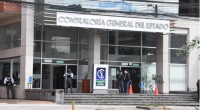 Edificio de la Contraloría General en Quito, el 23 de diciembre de 2021