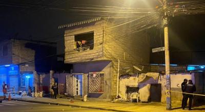 Fachada de la manzana de la Cooperativa Amazonas 2, donde ocurrió la nueva balacera, cerca de la Playita del Guasmo, el 10 de febrero de 2022.