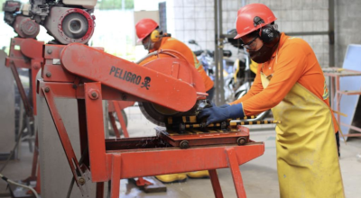 Trabajos de exploración en el proyecto Curipamba, ubicado en Bolívar.