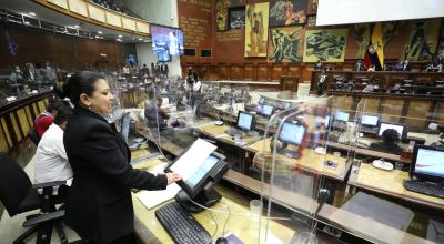 Intervención de la asambleísta Isabel Enríquez, de Pachakutik, en la sesión del pleno. Quito, 9 de marzo de 2022