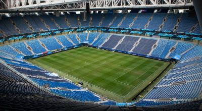 Imagen del Estadio de San Petersburgo, en Rusia.