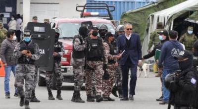 El exvicepresidente Jorge Glas salió de la cárcel de Cotopaxi la mañana del 10 de abril de 2022. 